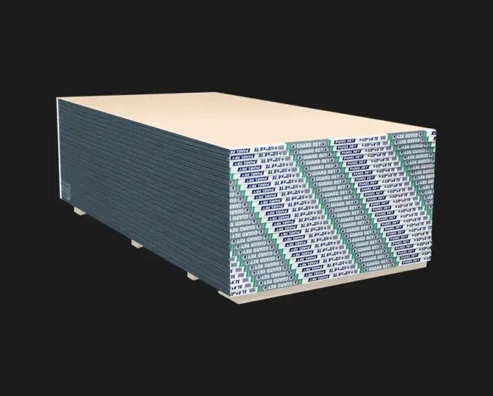 panel de yeso guard verde, panel de yeso guard verde 1/2, panel rey, panel RH, tablaroca resistente a humedad